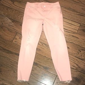 Celebrity Pink pink ankle skinny jeans / size 11